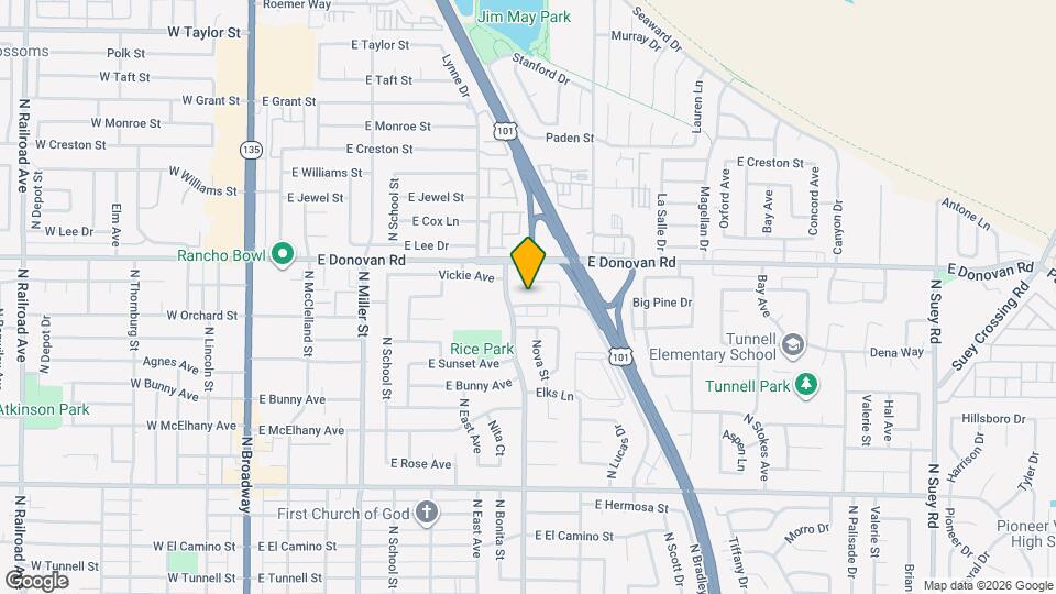 1436 N Bradley Rd Map and Location Details