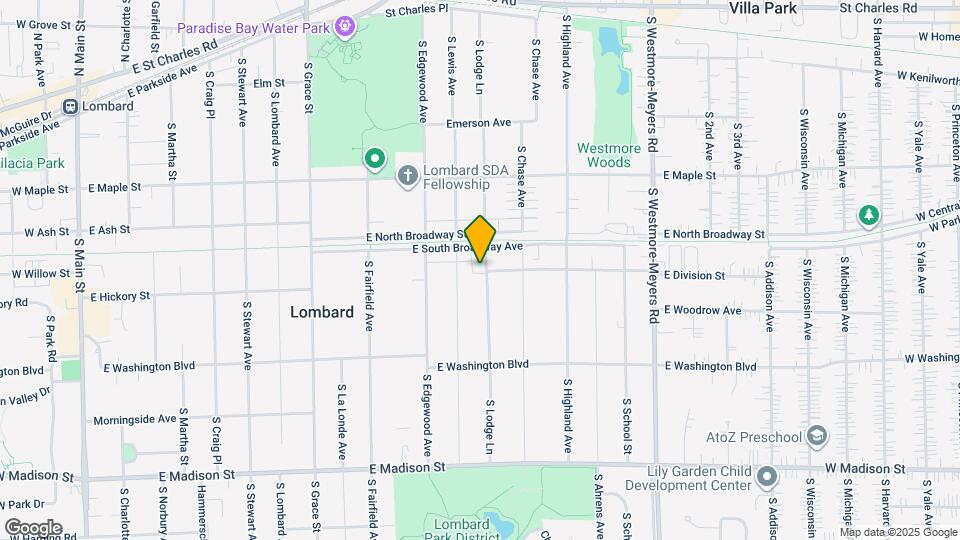 312 S Lodge Ln Map and Location Details
