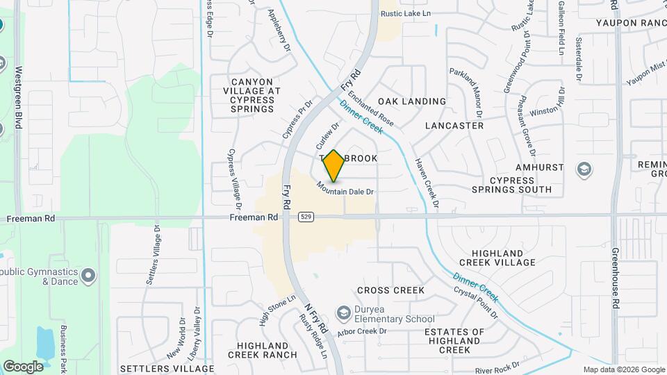 20322 Mountaindale Dr Map and Location Details