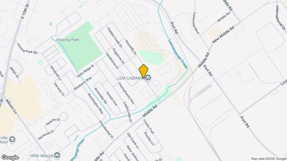 922 Pebble Creek Dr Map and Location Details