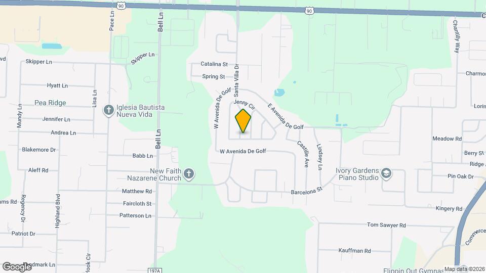 4300 Santa Villa Dr Map and Location Details