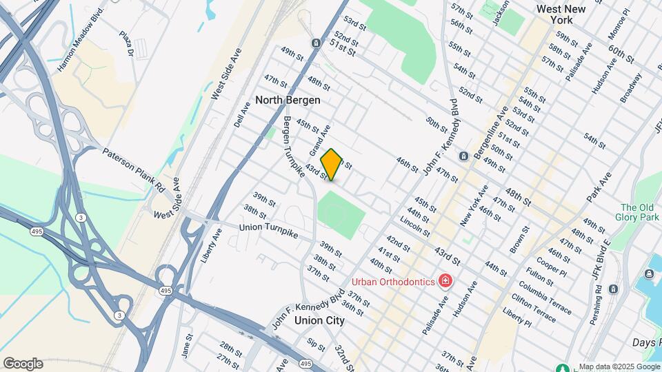 1413 43rd St Map and Location Details