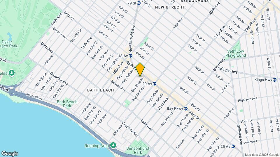 18 Bay 22nd St Map and Location Details