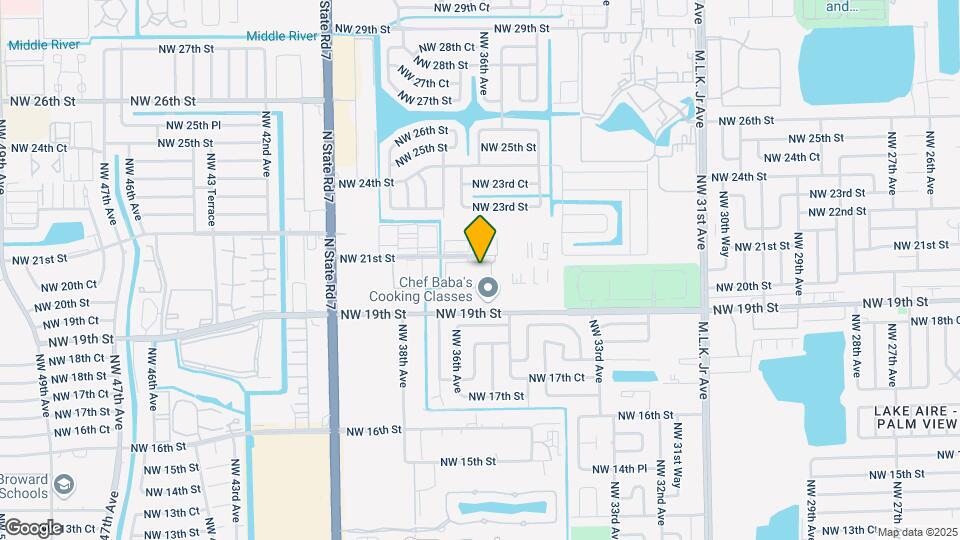 3600 NW 21st St Map and Location Details