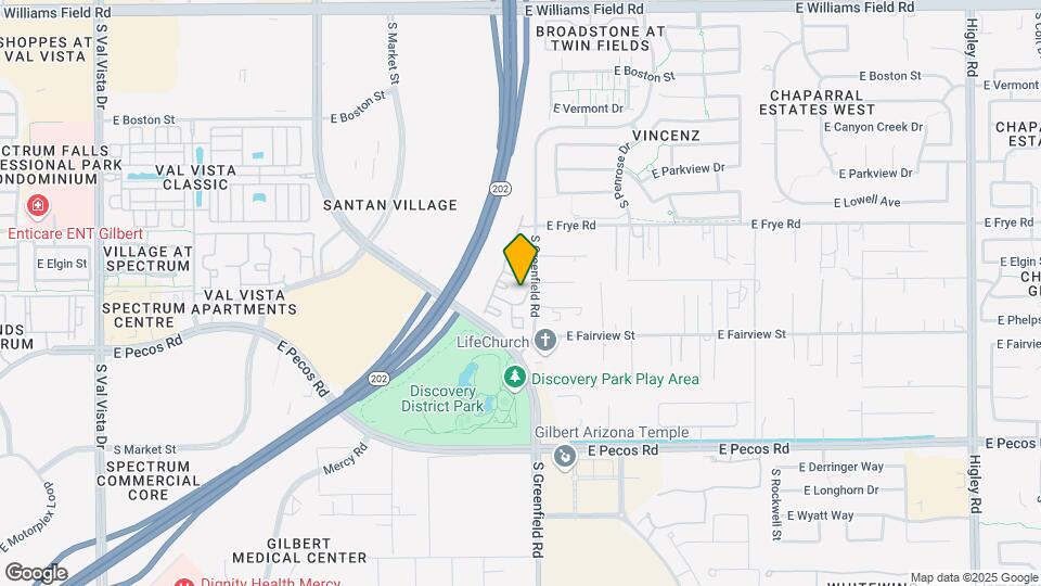 2910 S Greenfield Rd, Unit 1 Map and Location Details