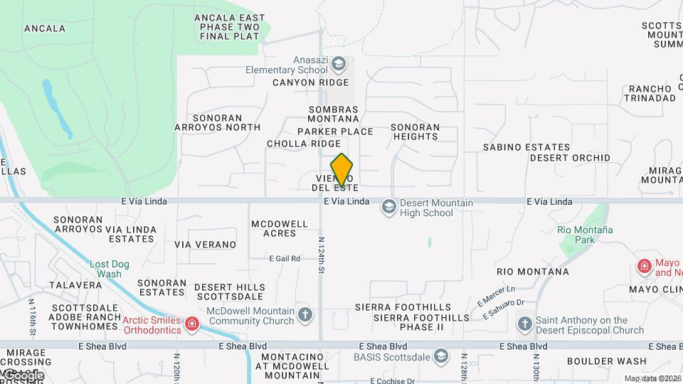 12439 E Lupine Ave Mapa y Detalles de la Ubicación