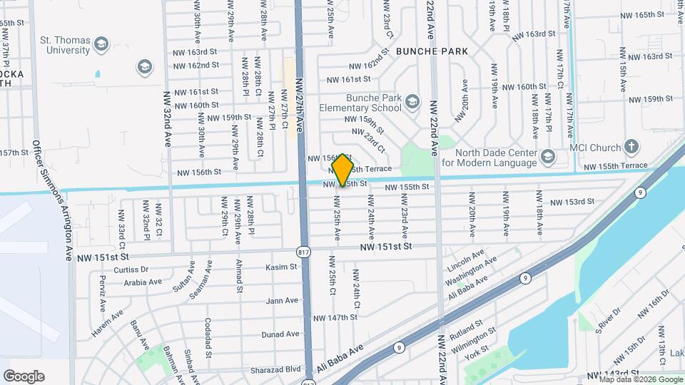 2481 NW 154th St Map and Location Details