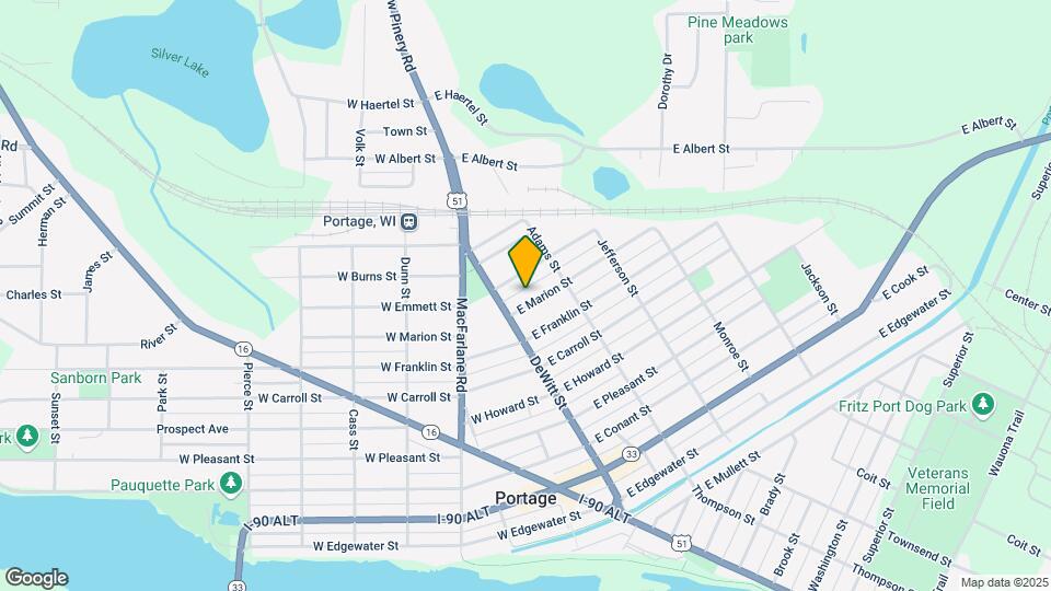 115 E Marion St, Unit Lower Map and Location Details