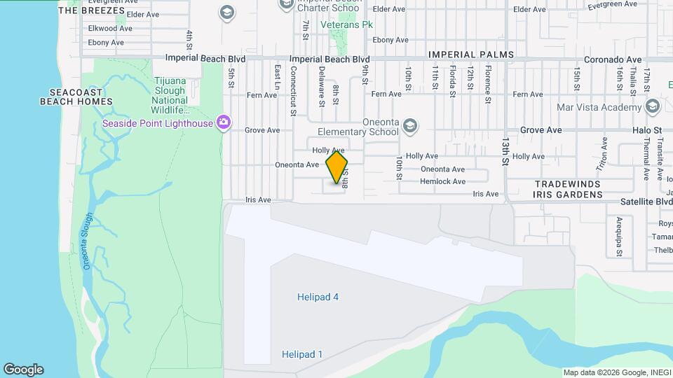 820 Iris Ave Mapa y Detalles de la Ubicación