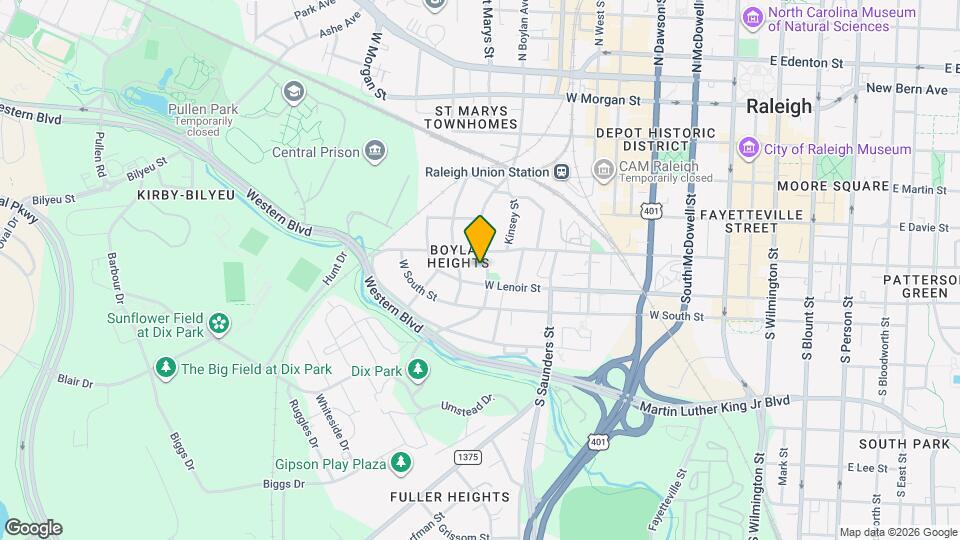 512.5 S Boylan Ave Map and Location Details