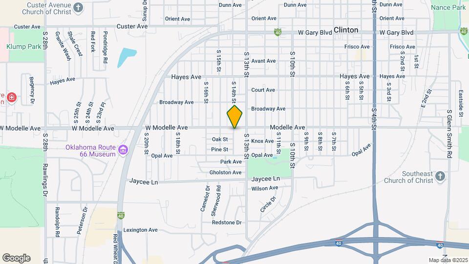 1320 W Modelle Ave Map and Location Details