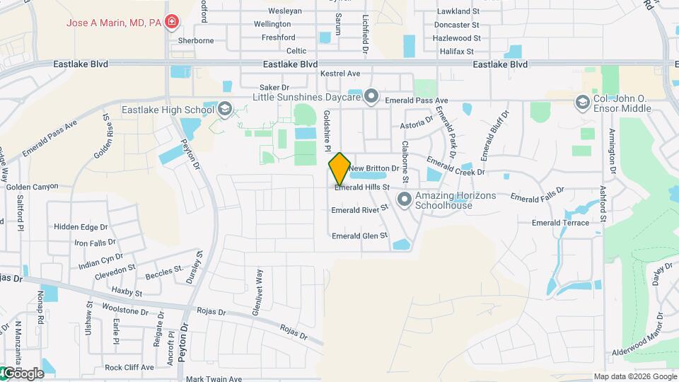 13212 Emerald Hills St Map and Location Details