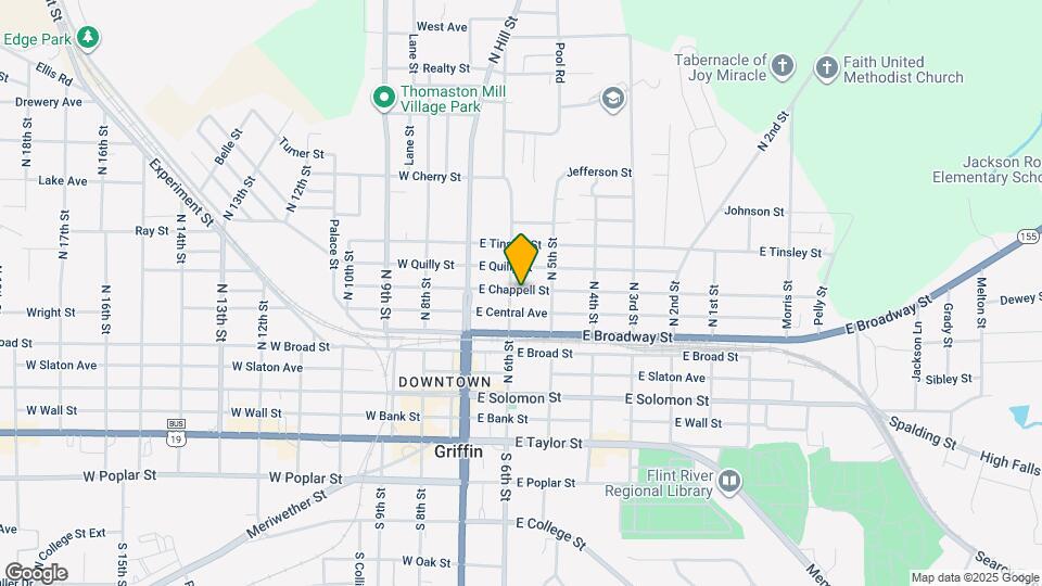210 E Chappell St Map and Location Details