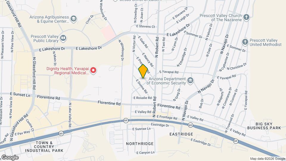 8121 E Barbara Rd Map and Location Details