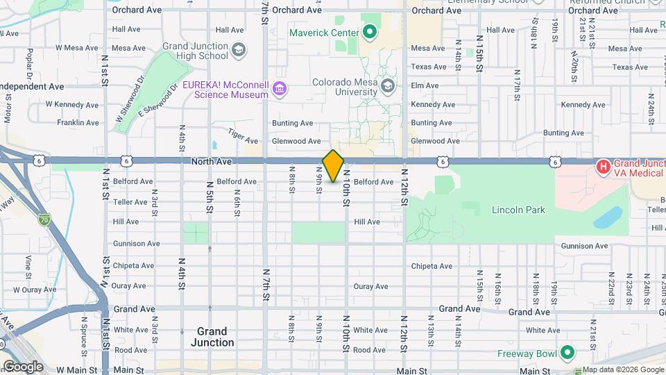 931 Belford Ave Map and Location Details