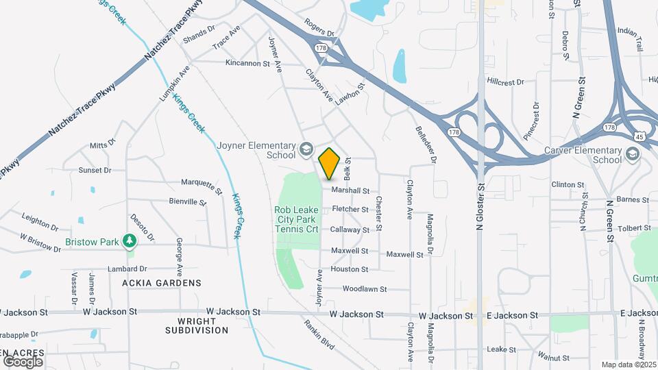 1314 Marshall St Map and Location Details