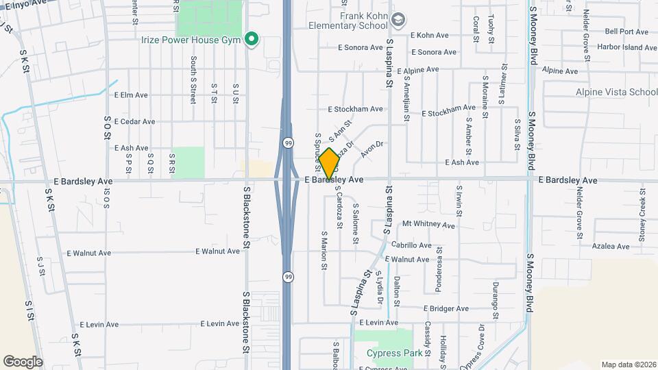 1421 E Bardsley Ave Map and Location Details