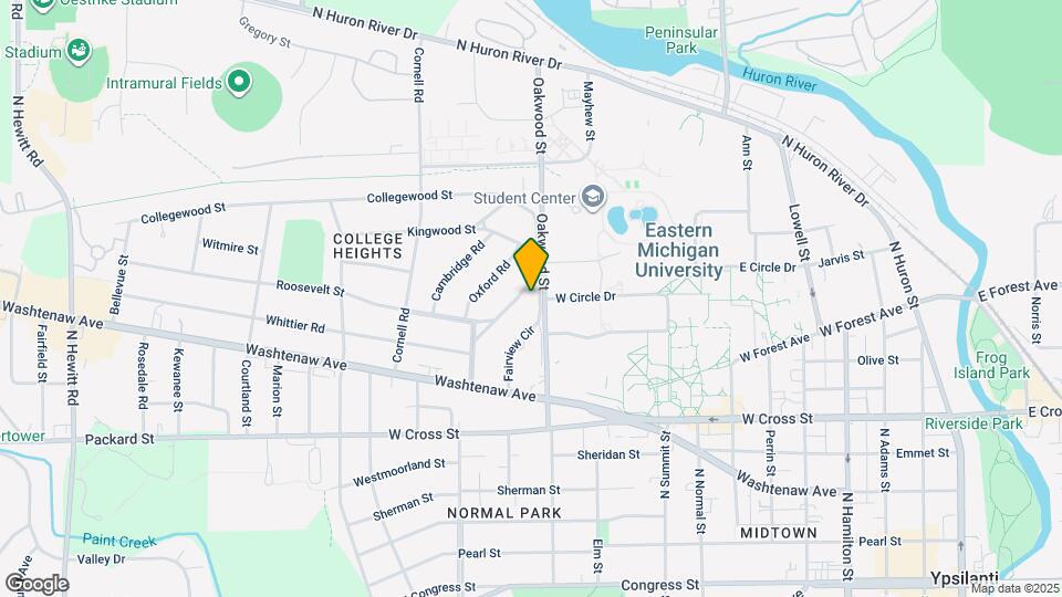 712 Collegewood St Map and Location Details