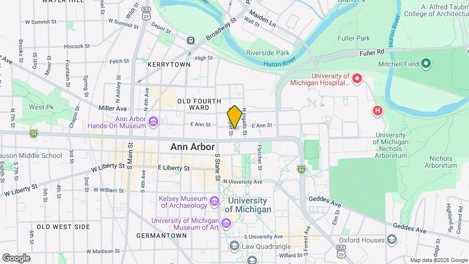 118 N Thayer St, Unit Apt1 Map and Location Details