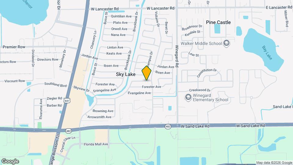 820 Galsworthy Ave Map and Location Details