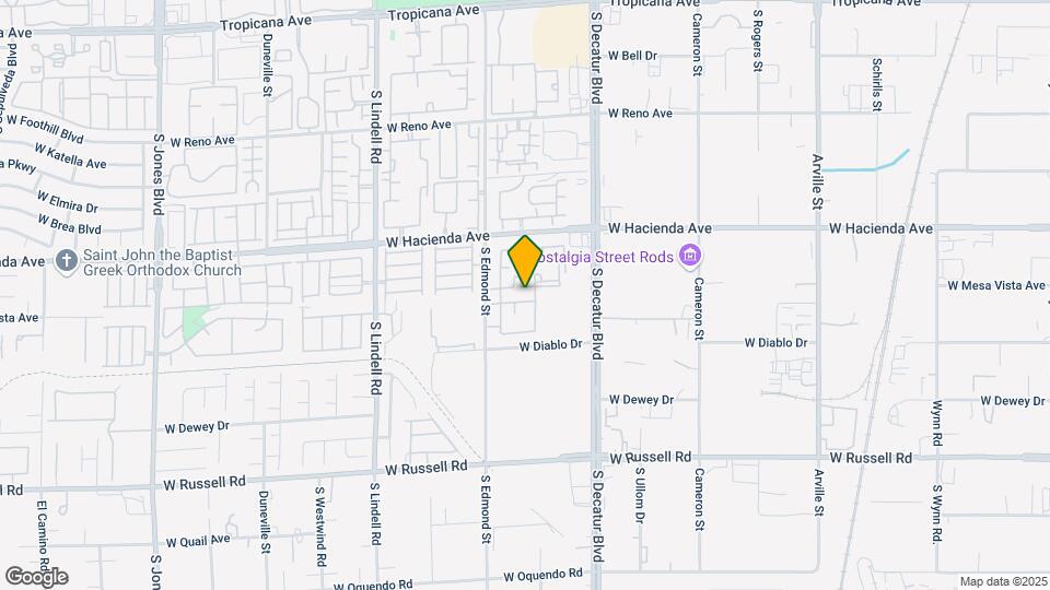 5055 W Hacienda Ave Mapa y Detalles de la Ubicación