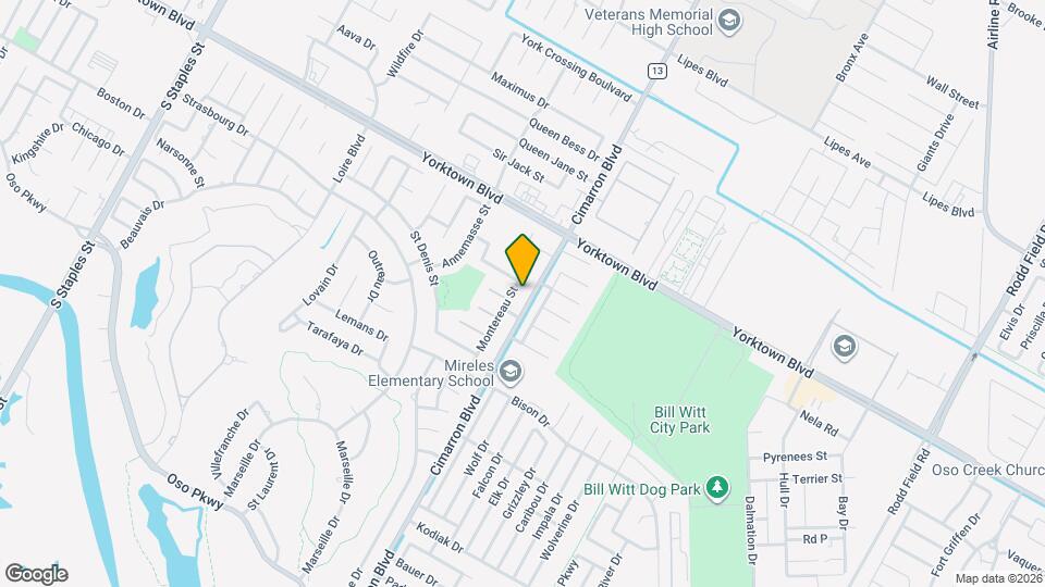 7610 Montereau St Map and Location Details