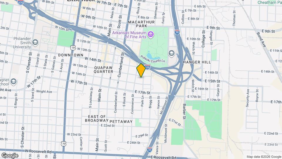 1510 Park Ln Map and Location Details