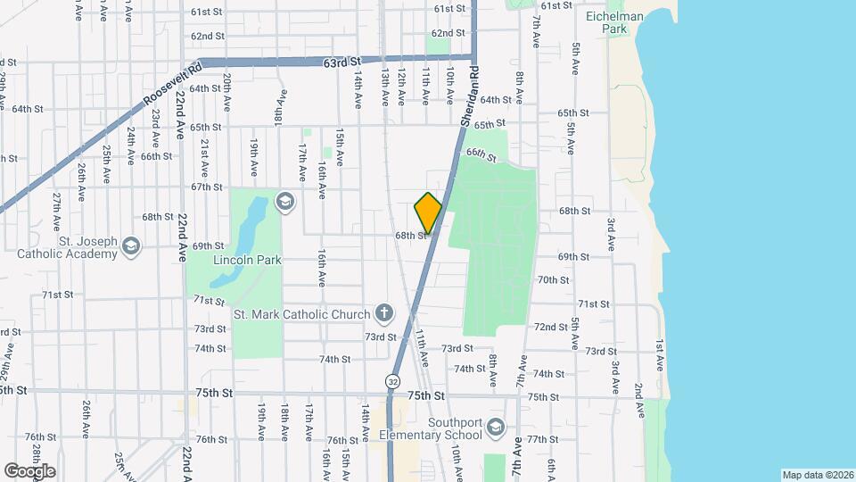 6800 Sheridan Rd Map and Location Details