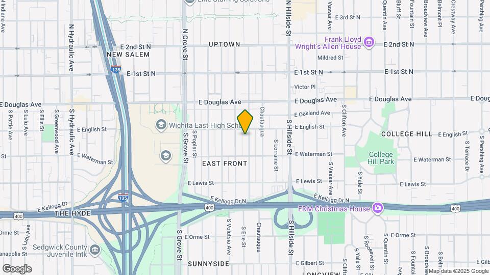 215 S Erie St Map and Location Details