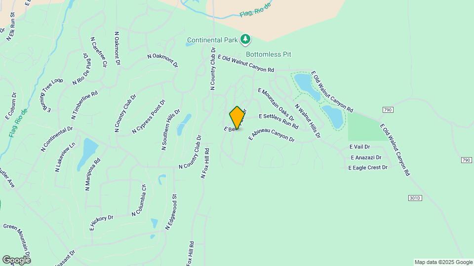 2340 N Plateau Dr Map and Location Details