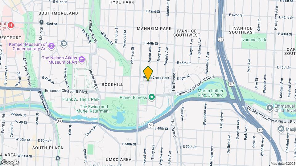 4610 Forest Ave Map and Location Details