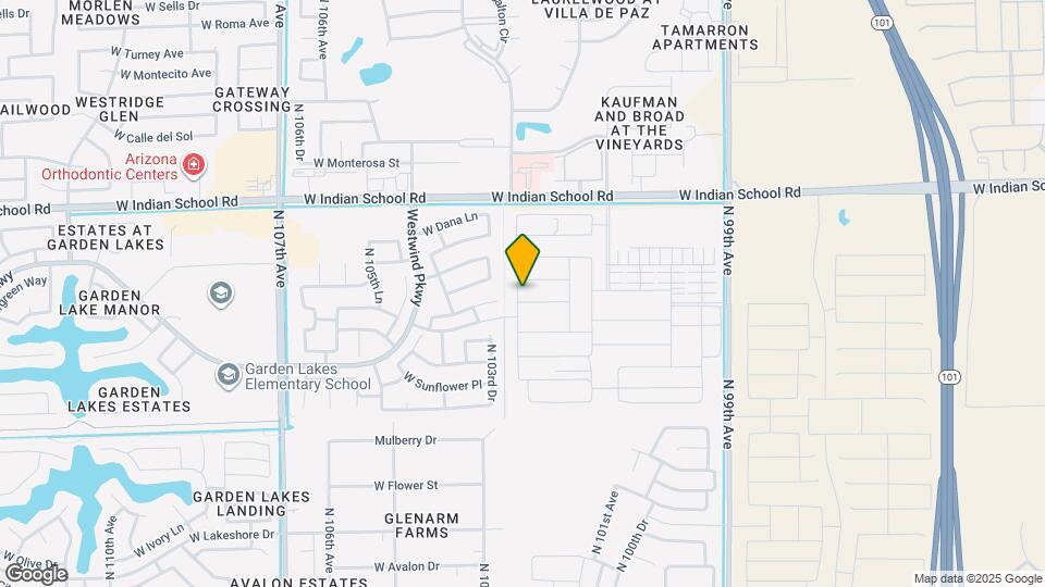 10270 W Indianola Ave Map and Location Details