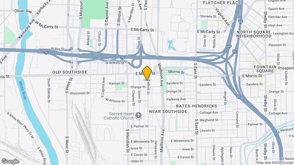 1242 S Talbott St Map and Location Details