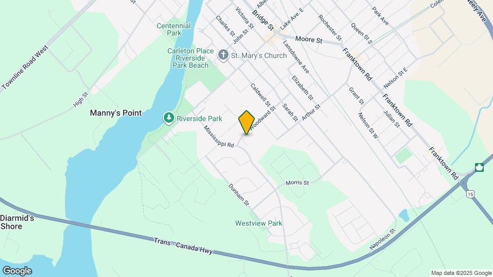 206 Woodward St Map and Location Details