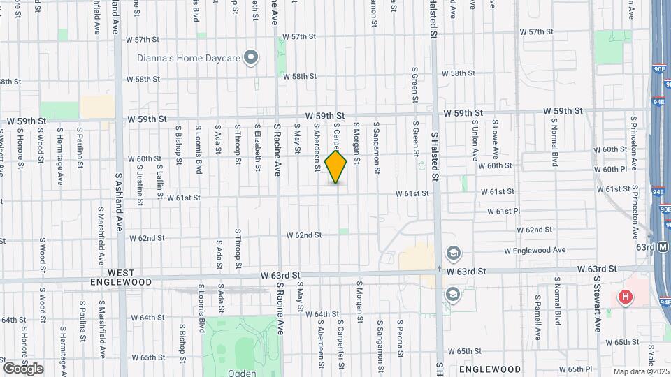 1034 W 61st St Map and Location Details