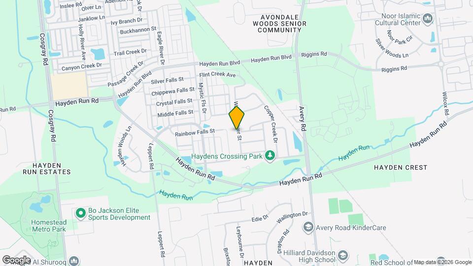 5205 Wabash River St Map and Location Details