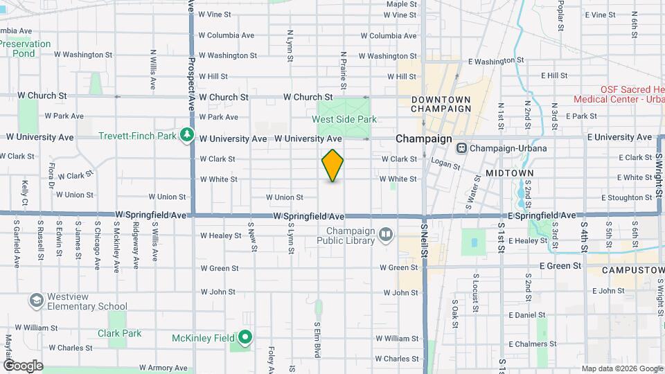 405 W White St Map and Location Details