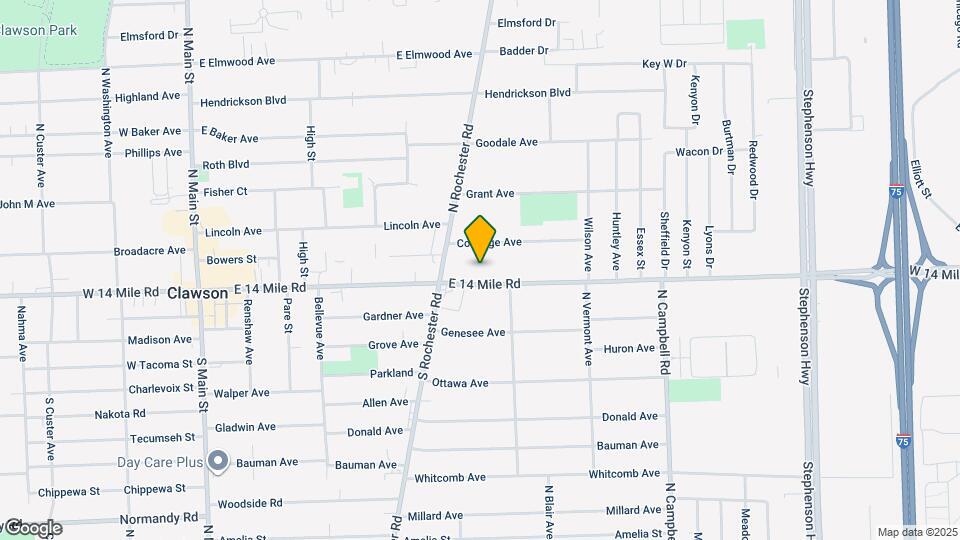 807 E 14 Mile Rd Mapa y Detalles de la Ubicación