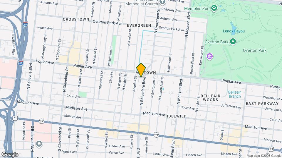 159 N Belvedere Blvd Map and Location Details