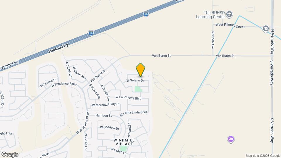 21990 W Solano Dr Map and Location Details