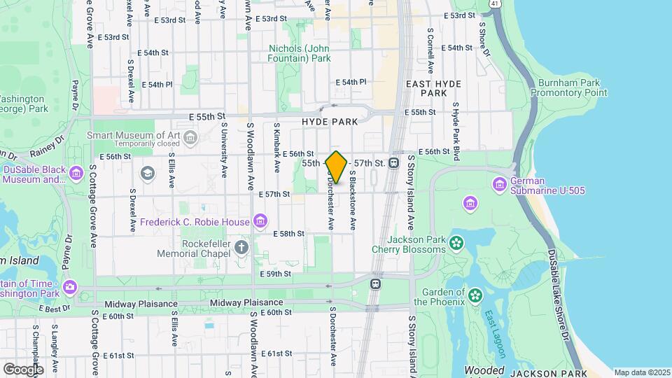 1400 E. 57th Street Map and Location Details