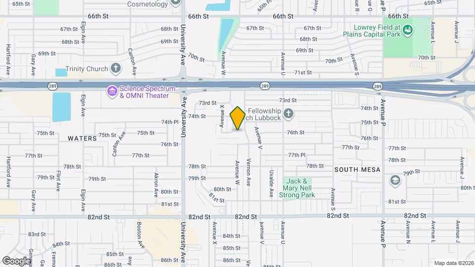 7409 Waco Ave Map and Location Details