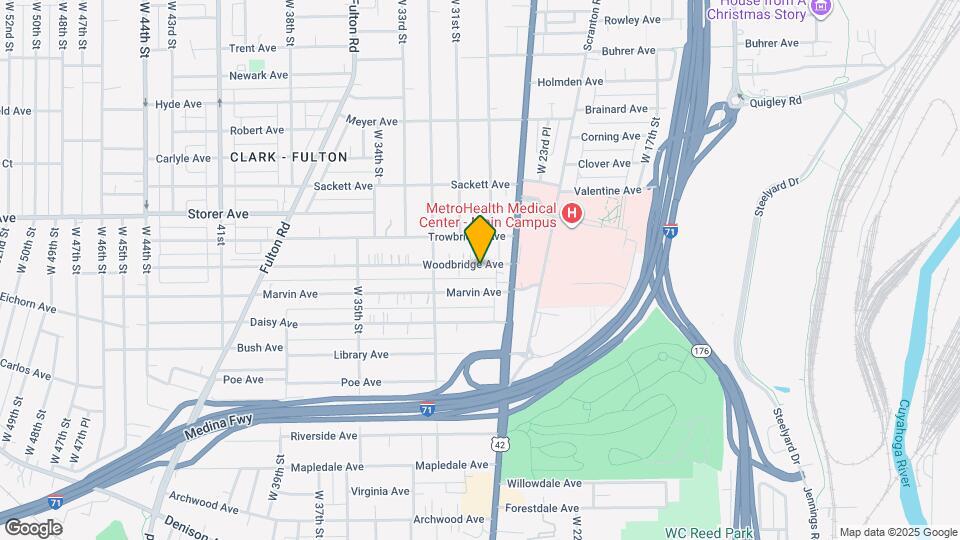 2721 Woodbridge Ave Map and Location Details