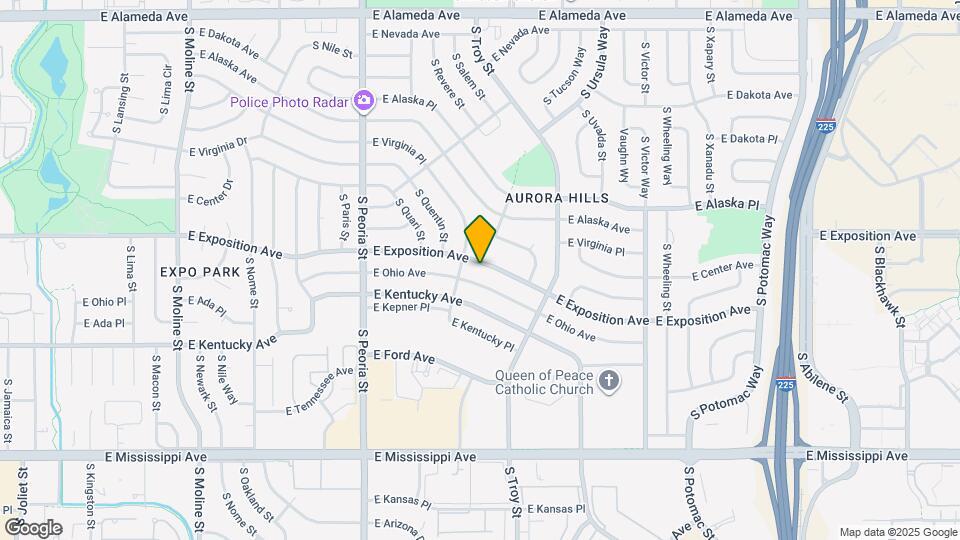 12490 E Exposition Ave Map and Location Details