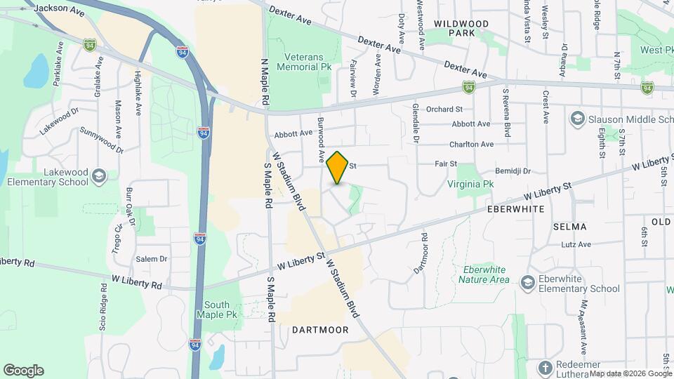 2135 Winewood Ave Map and Location Details