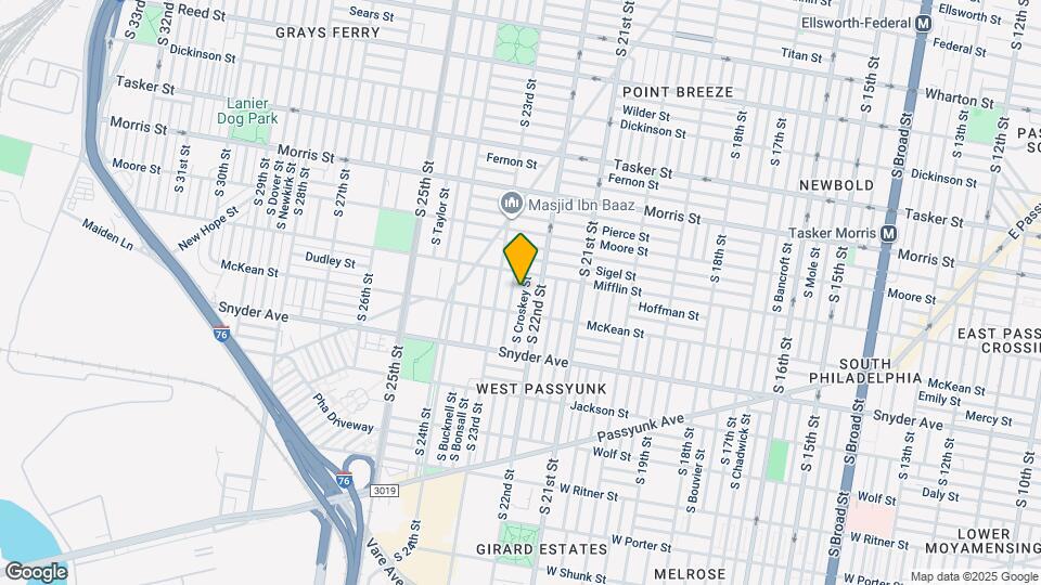 1928 S Croskey St Map and Location Details