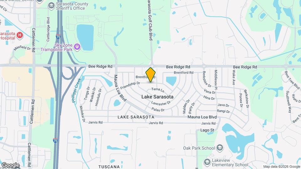 6808 Friendship Dr Map and Location Details