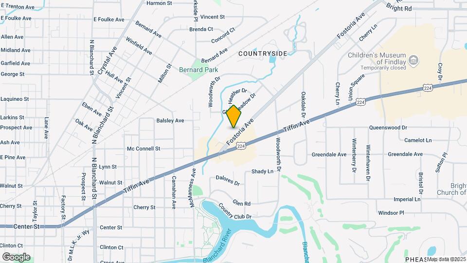 1220 Fostoria Ave Map and Location Details