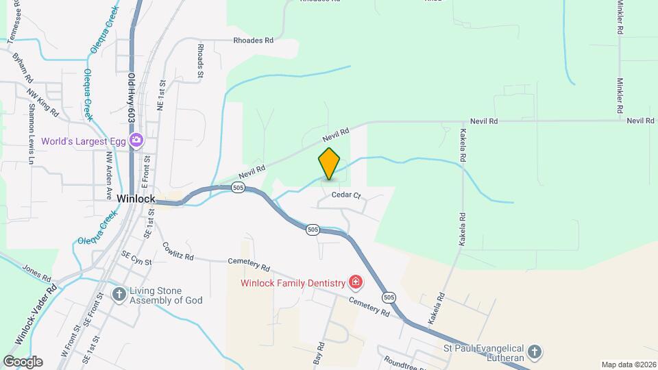 302 Oak St Map and Location Details