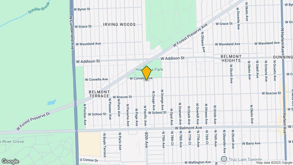 3447 N Pacific Ave, Unit #1 Map and Location Details